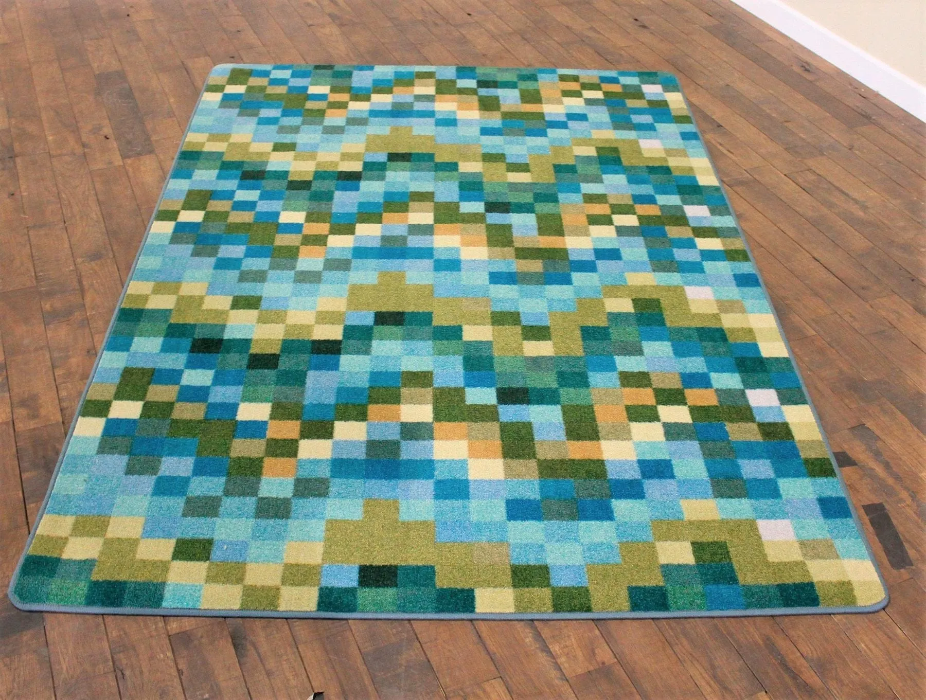 Spa Tiles Aqua Blue Rugs serving tray, cheese board