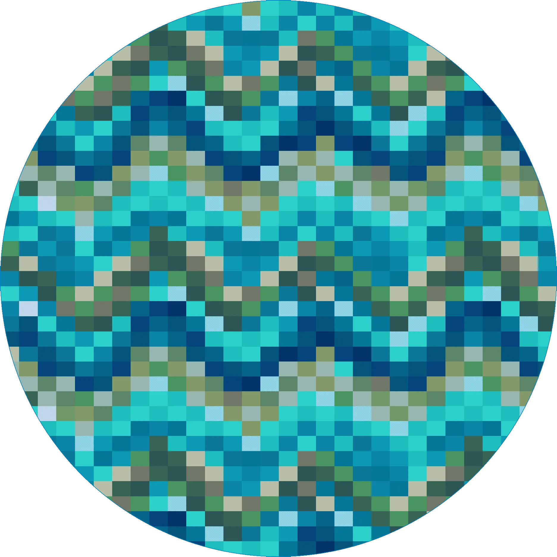 Spa Tiles Aqua Blue Rugs