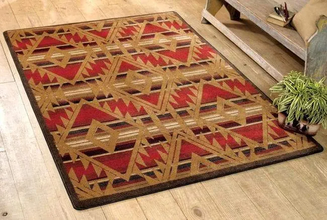 Spirit of Santa Fe Southwestern Rug serving tray, cheese board
