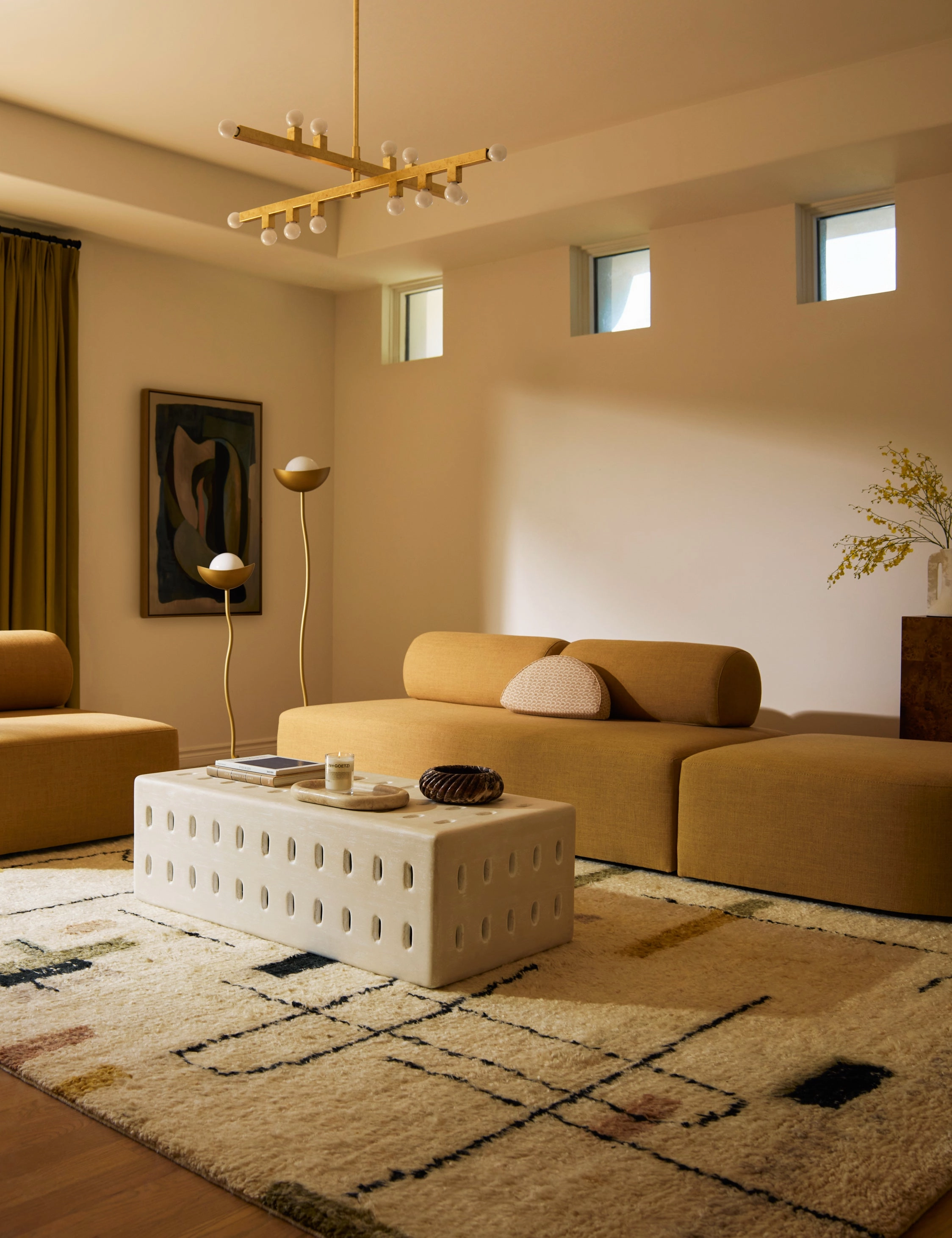 Staccato Hand-Knotted Wool Rug