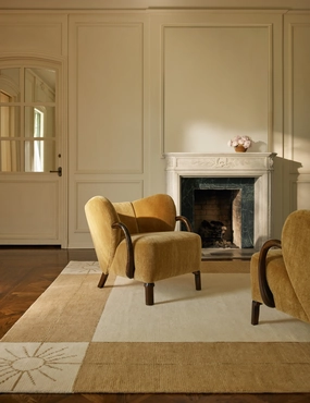 Stansby Hand-Knotted Wool Rug by Jake Arnold