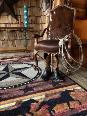 Star Stampede Western Area Rugs serving tray, cheese board