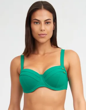 Stella Underwired Bikini Top - Green