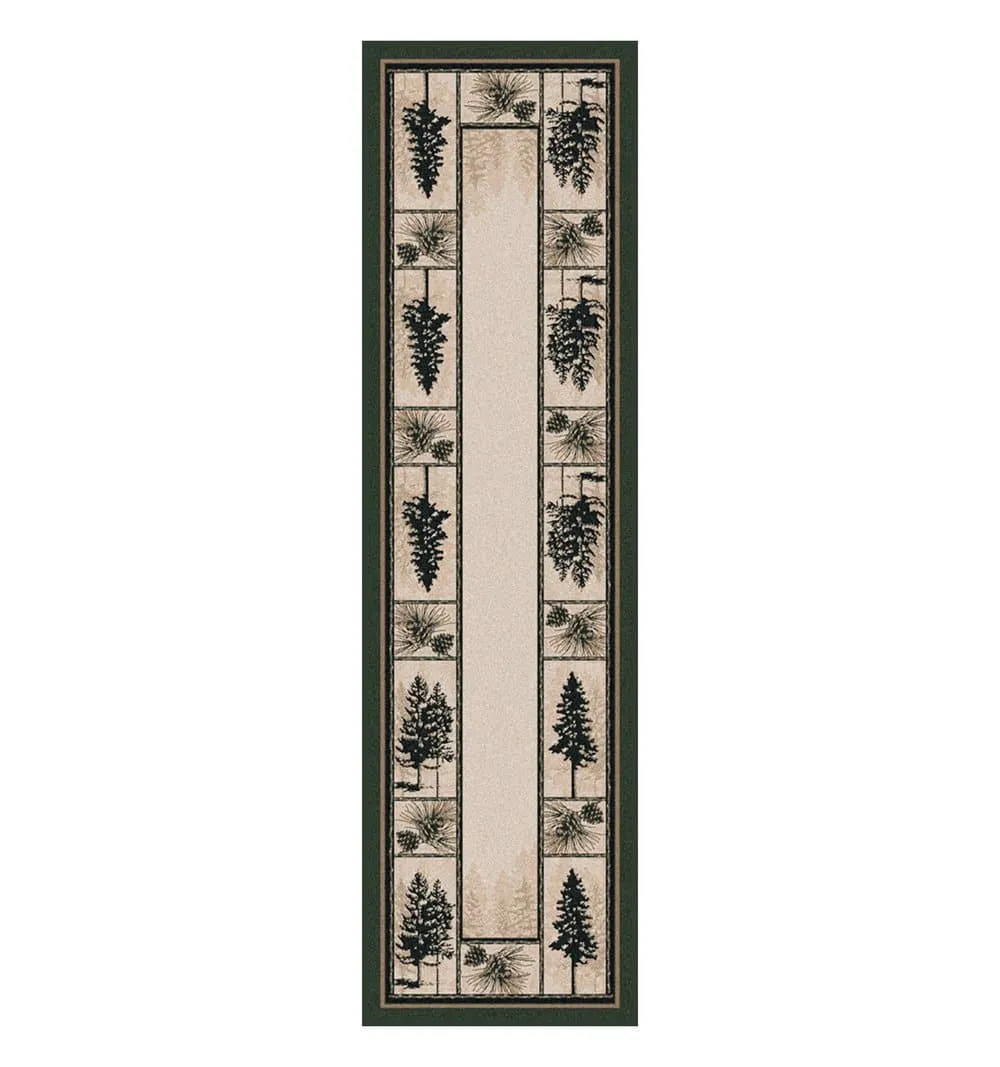 Stoic Pines Rug - Forest