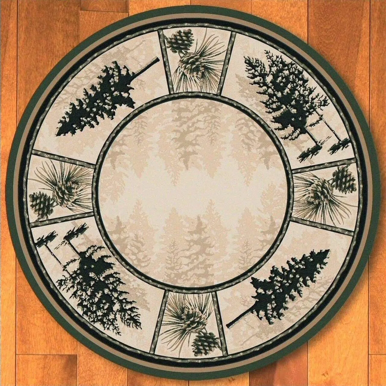 Stoic Pines Rug - Forest