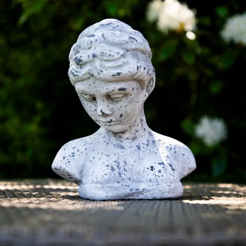 Stone Female Bust Sculpture kitchen essentials, utensils set
