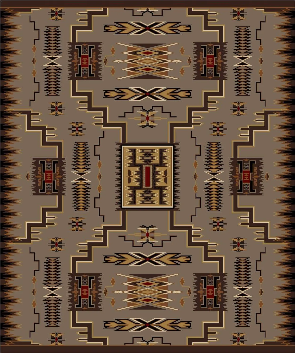 Storm Catcher Chestnut Area Rug 11' x 13'