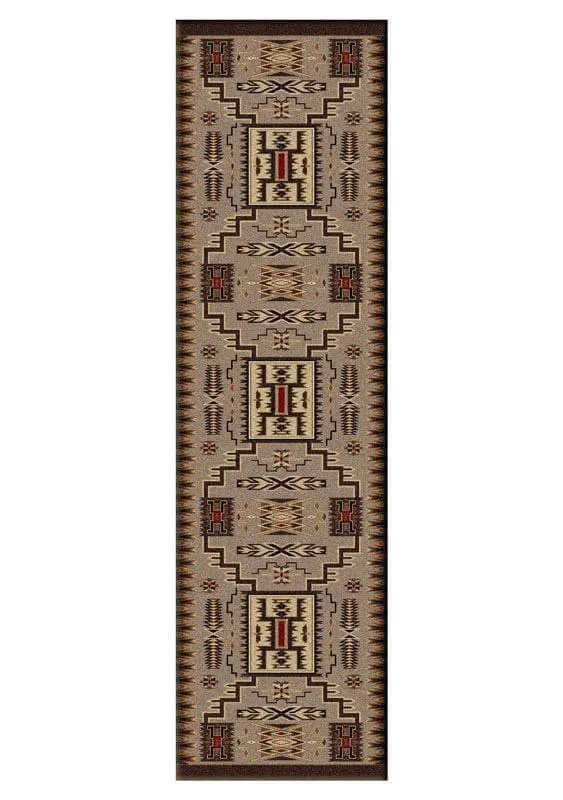 Storm Catcher Southwest Floor Runner - Chestnut folding guest bed, rollaway bed