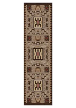 Storm Catcher Southwest Floor Runner - Chestnut folding guest bed, rollaway bed