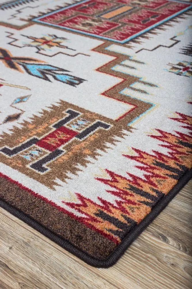 Storm Catcher Southwest Floor Runner - Rust