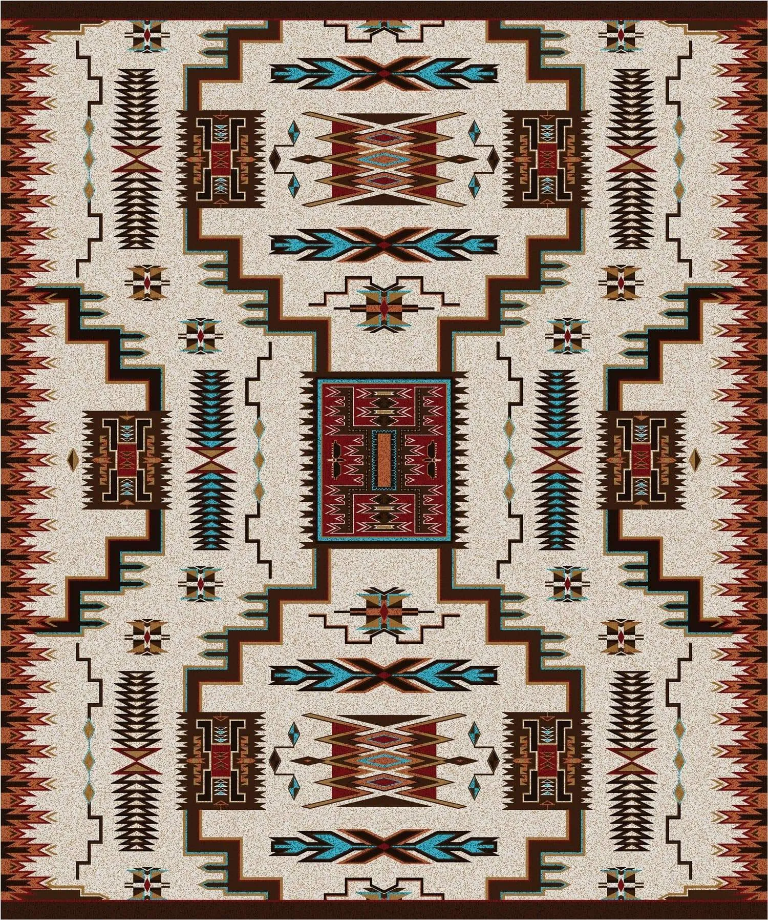 Storm Catcher Southwestern Area Rug 11x13