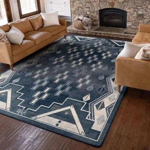 Storm Peak to Peak Rug Collection sectional couch, U-shape sofa