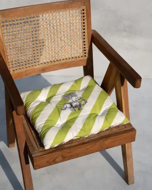 Striped Elle Chair Cushion accent chair, modern chair