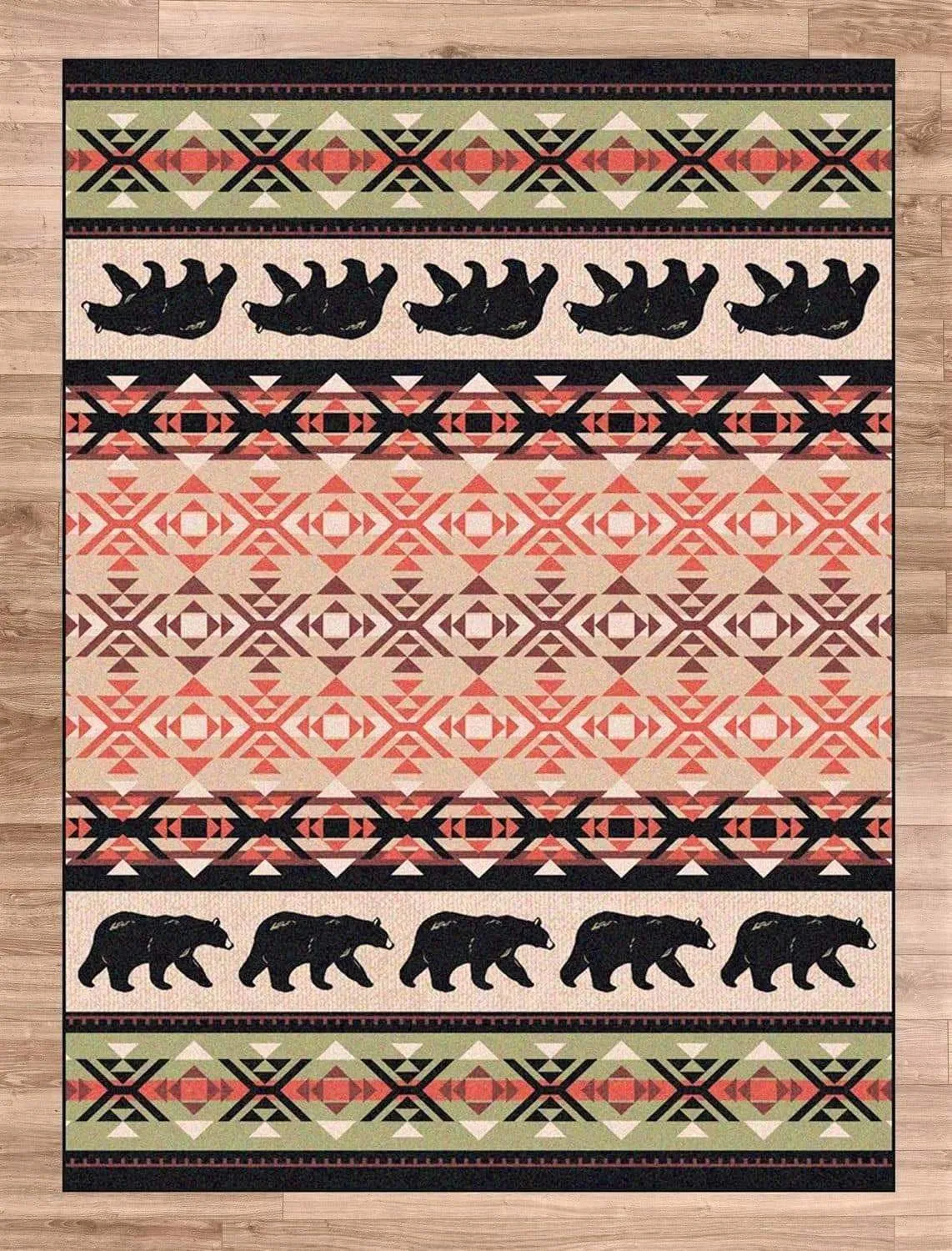Strolling Black Bear Lodge Rugs