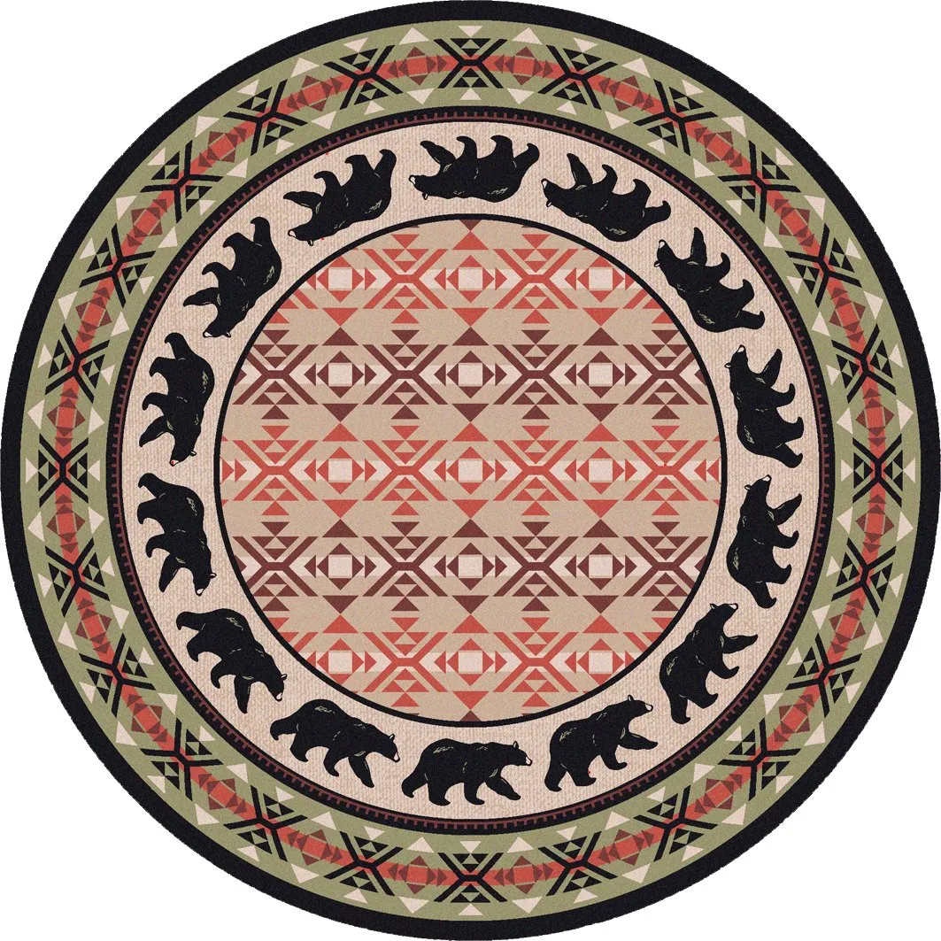 Strolling Black Bear Lodge Rugs