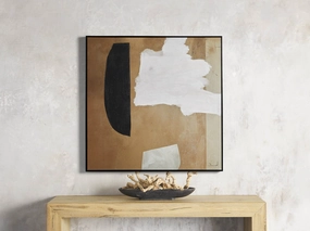 Study in Neutral I Framed Print
