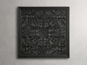 Sukho Grand Carved Panel in Black