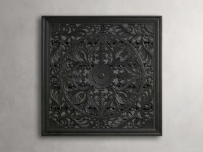 Sukho Grand Carved Panel in Black