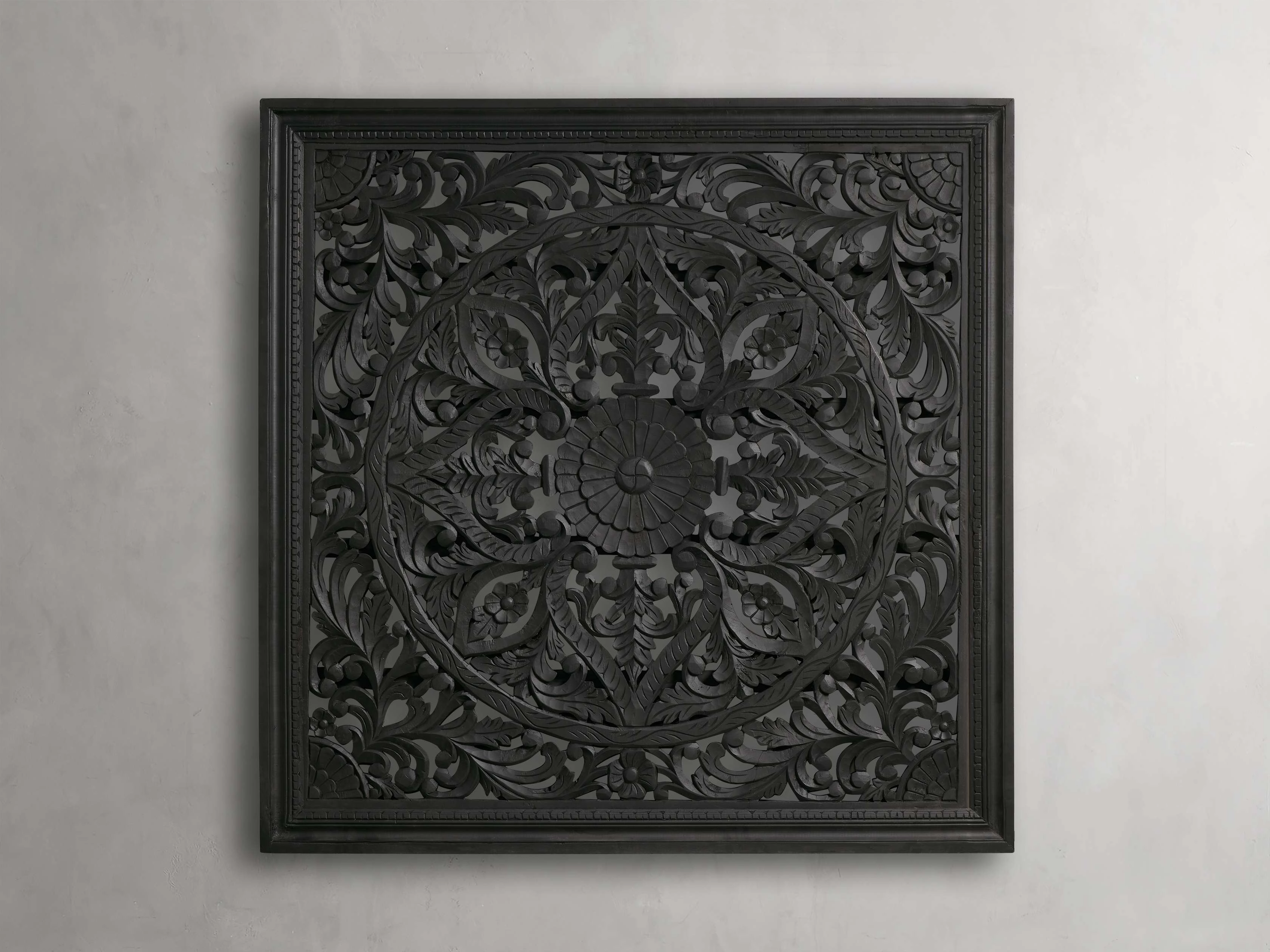 Sukho Grand Carved Panel in Black