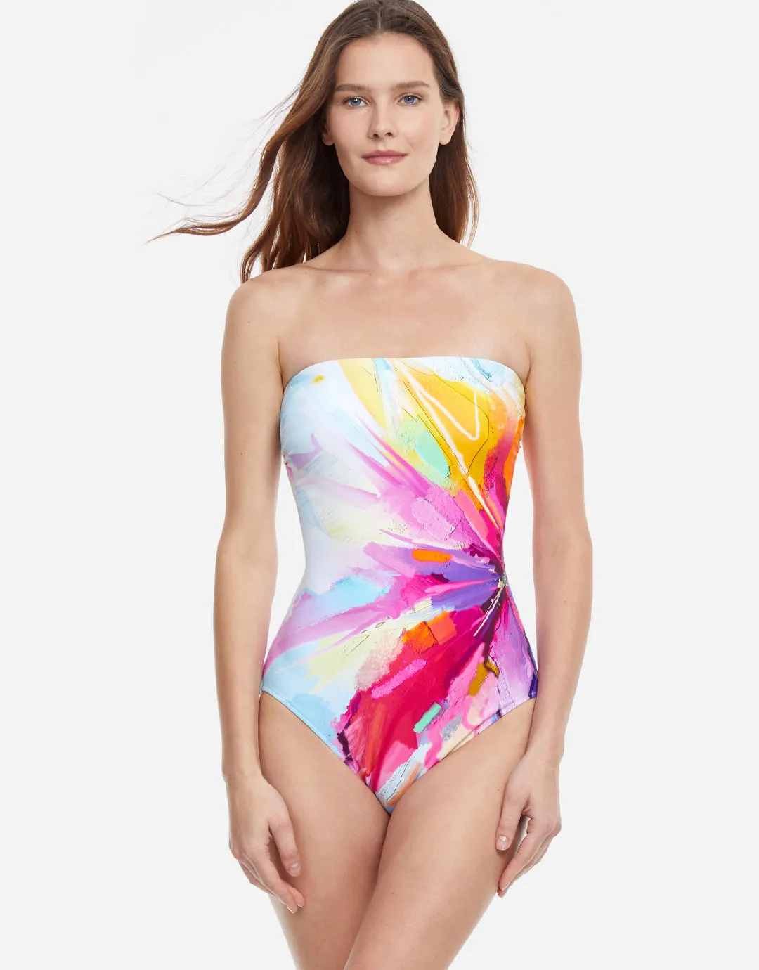Summer in Capri Bandeau Swimsuit