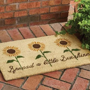 Sunflowers & Sunshine Doormat modern serveware, serving platter