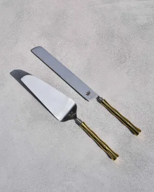 Sunrise Cake Knife & Server (Set of 2) chef knife, kitchen knife