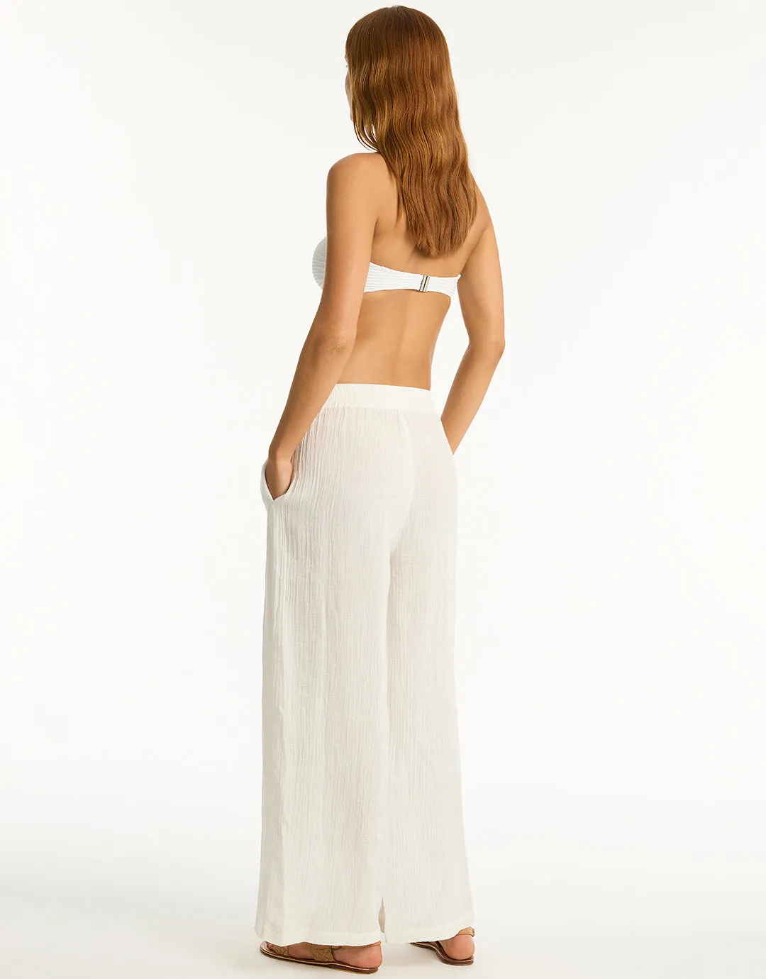 Sunset Beach Pant - White