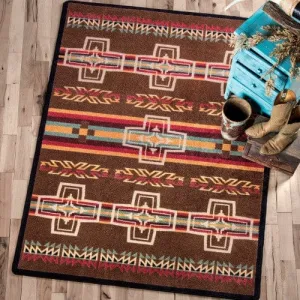 Sunset Canyon Cross Rugs folding guest bed, rollaway bed