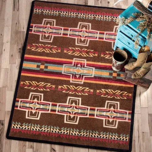 Sunset Canyon Cross Rugs folding guest bed, rollaway bed