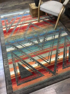 Sunset Layers Area Rugs serving tray, cheese board