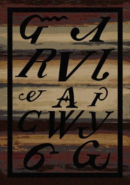Syllabary Cherokee Symbols Tribal Rugs