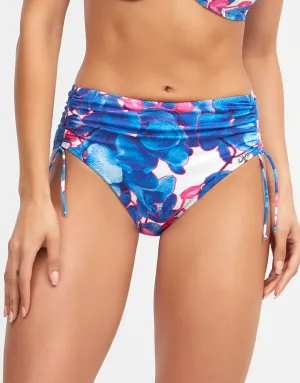 Tahiti Maxi Bikini Pant - Blue Floral