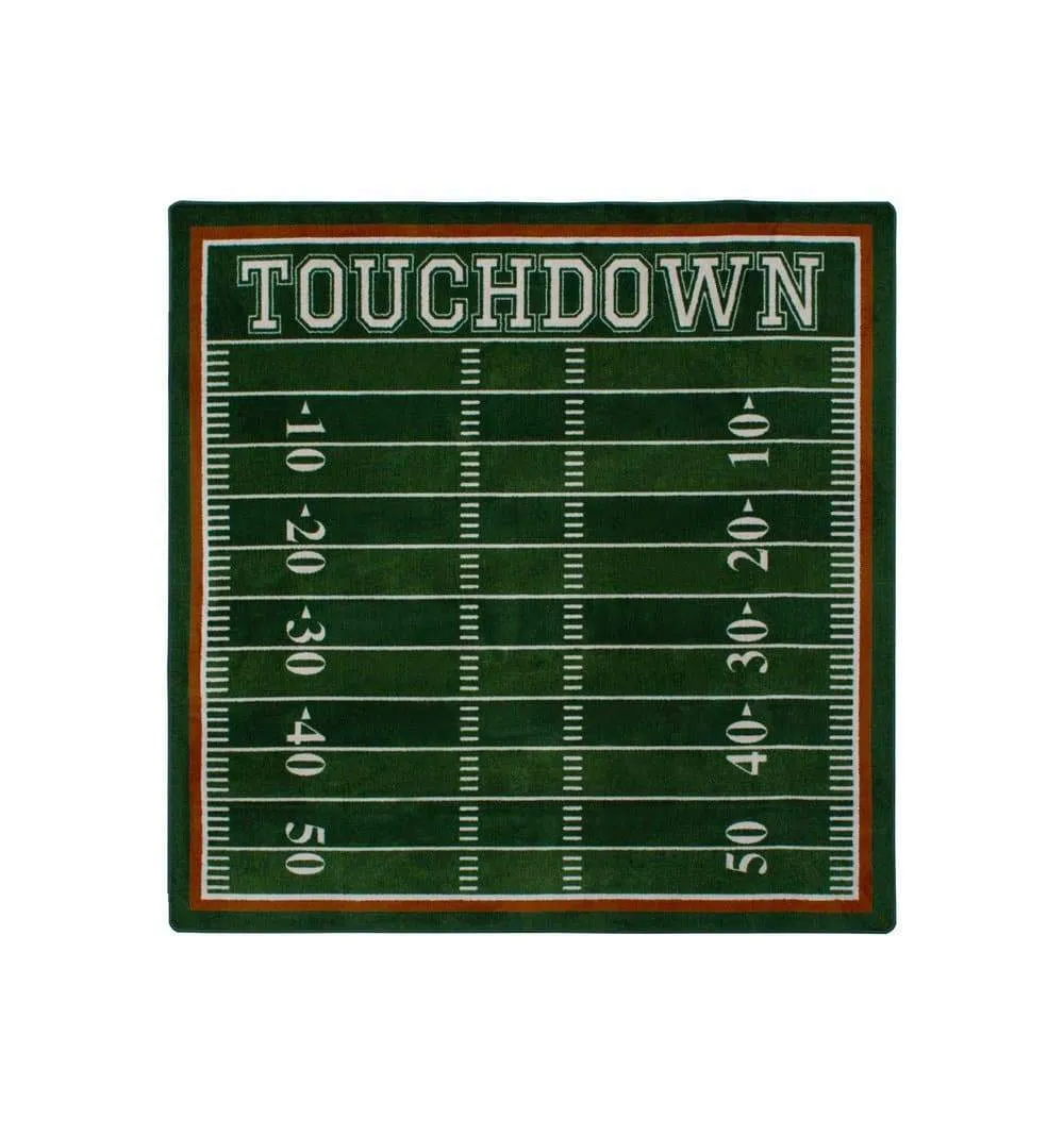 Team Spirit Touchdown Area Rugs - (Multiple Colors Available)