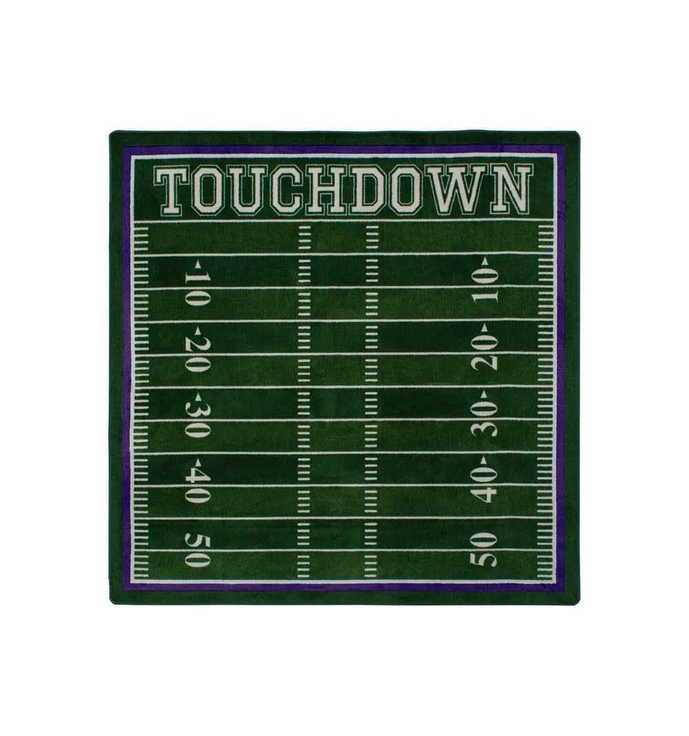 Team Spirit Touchdown Area Rugs - (Multiple Colors Available)
