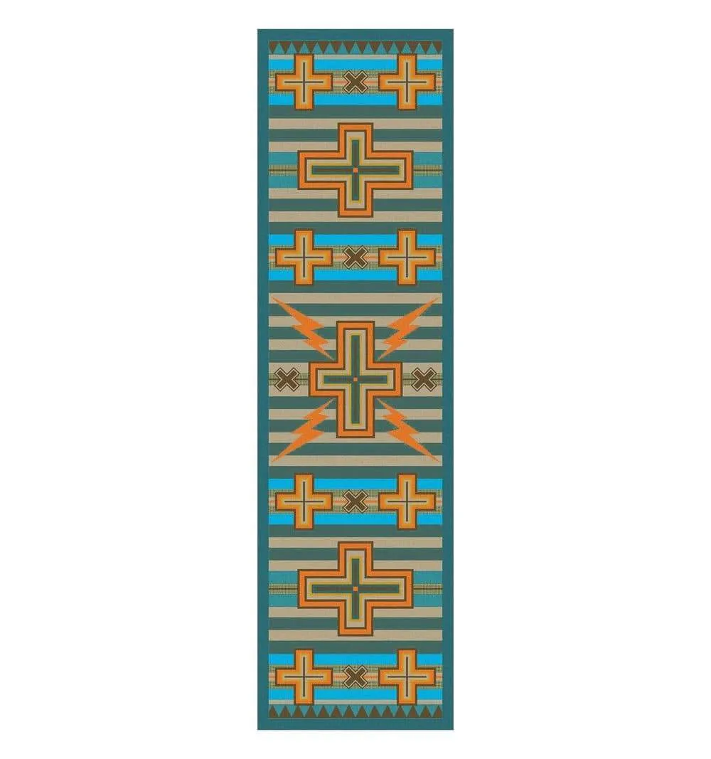 Tempest Turquoise Rugs & Runners