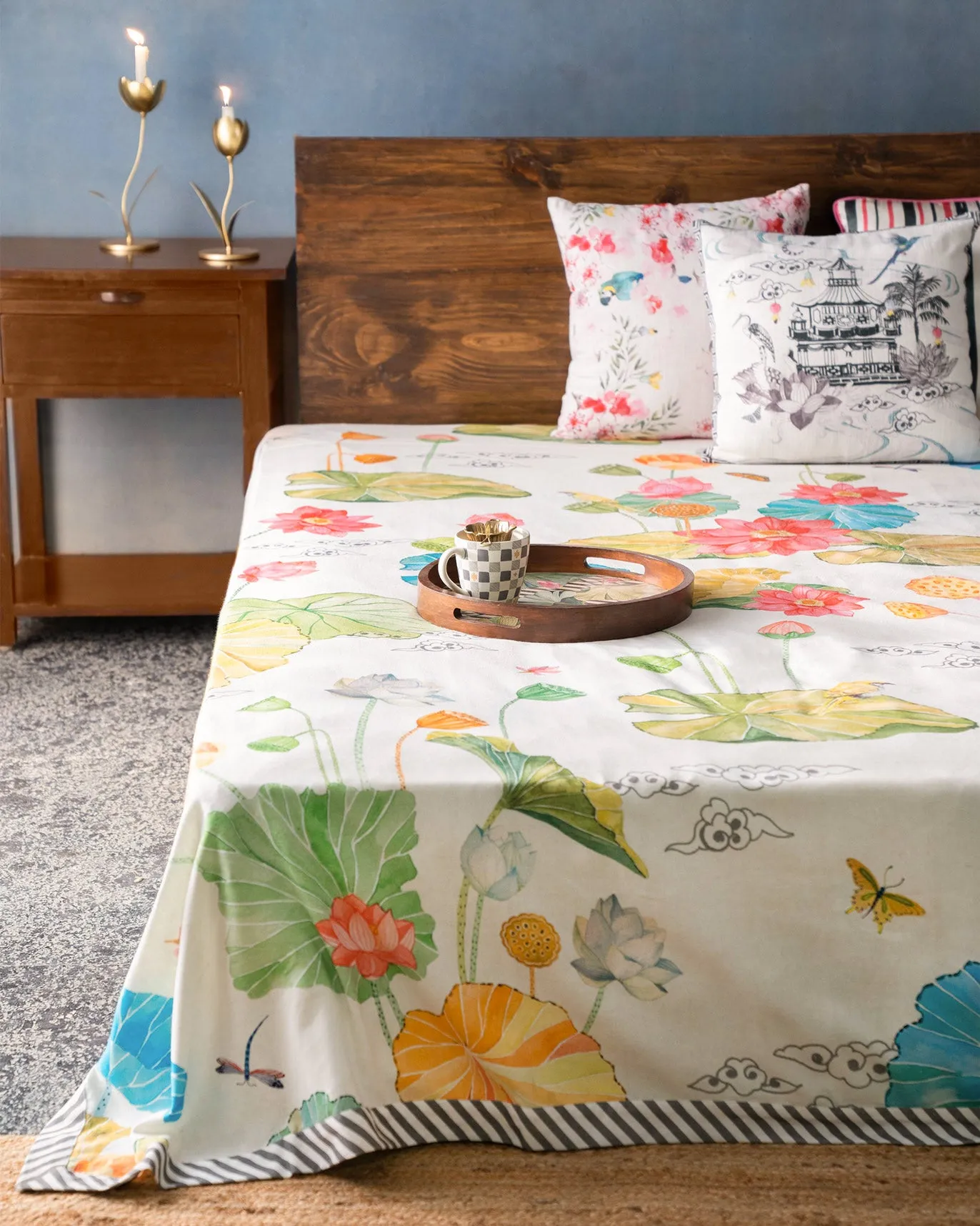 Temple Garden Bed Cover accent chair, modern chair