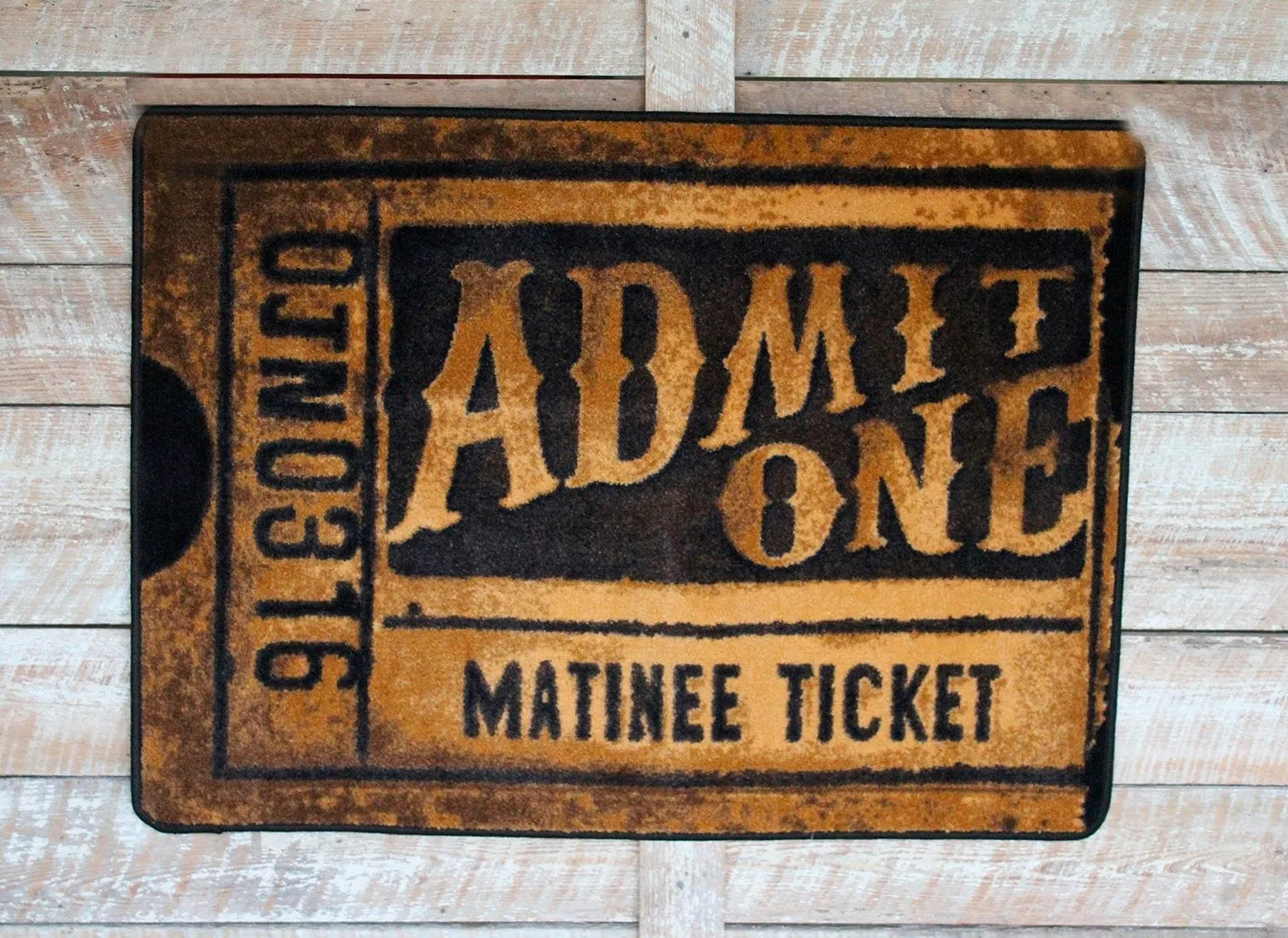 Theater Admit One Accent Rugs