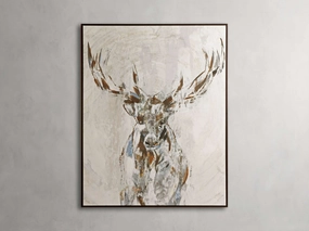 Through the Blizzard Framed Print