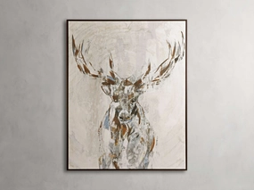 Through the Blizzard Framed Print