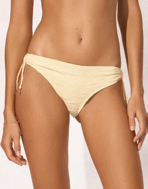 Tidal Radiance Loop Side Bikini Pant - Celestial Yellow