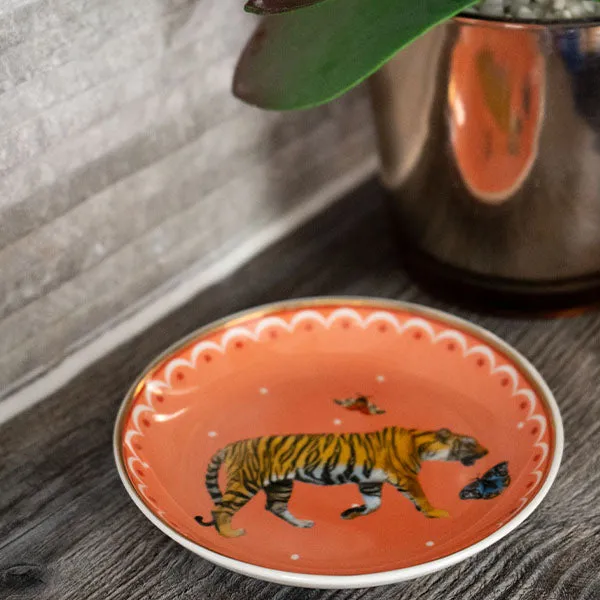 Tiger Print Design Trinket Dish