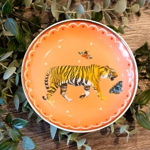 Tiger Print Design Trinket Dish kitchen essentials, utensils set