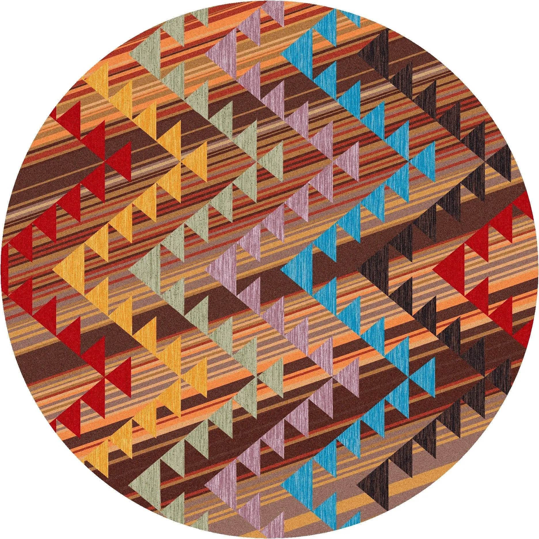 Time Travel Multi Color Rugs - Two Colors
