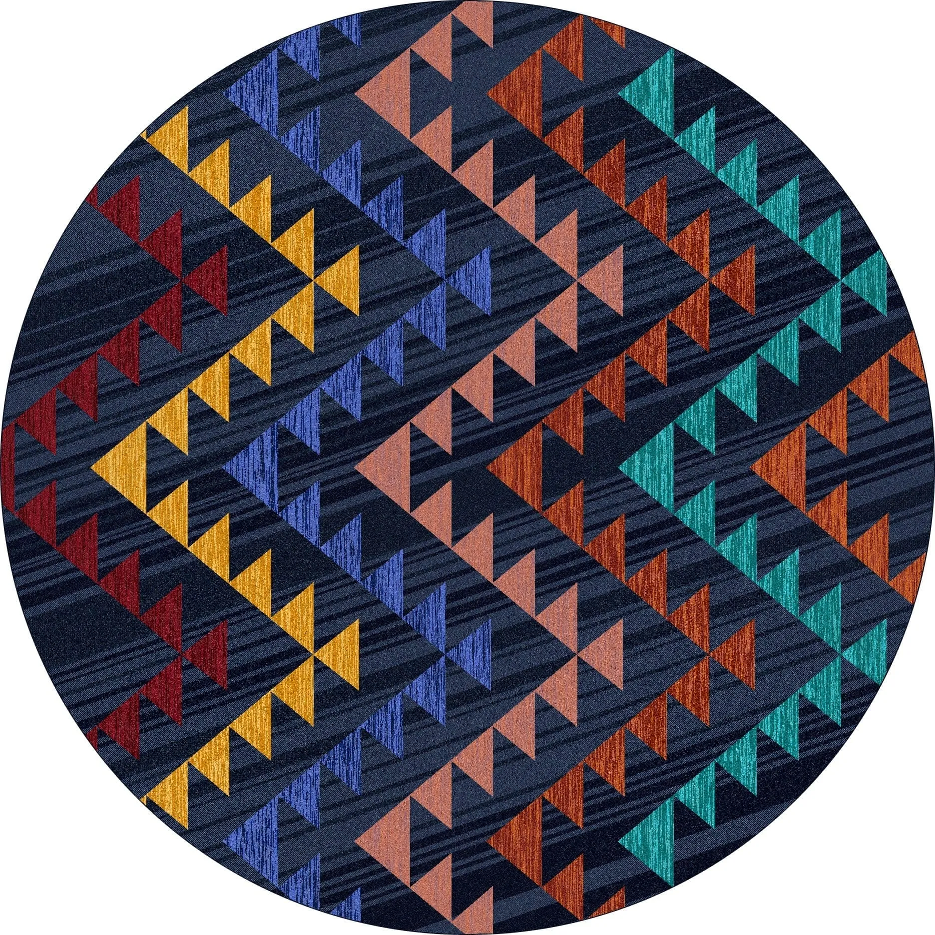 Time Travel Multi Color Rugs - Two Colors