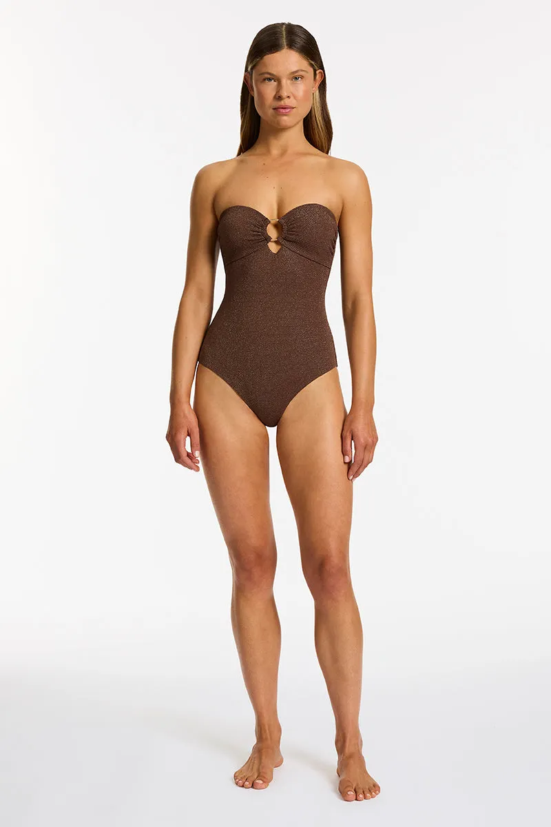 Tirari Nights Bandeau 1Pce Chocolate