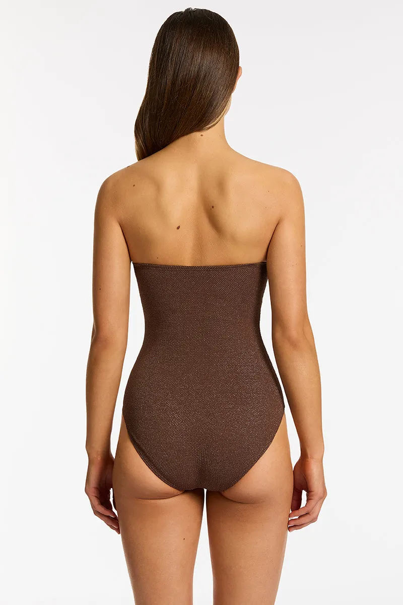 Tirari Nights Bandeau 1Pce Chocolate