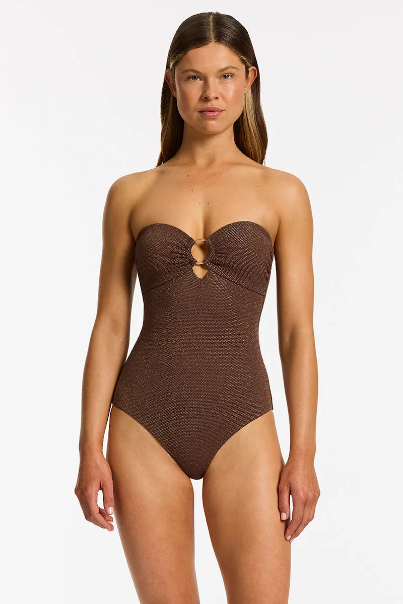 Tirari Nights Bandeau 1Pce Chocolate