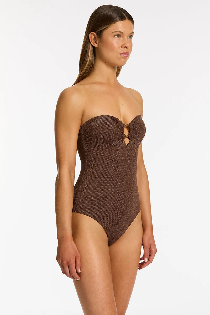 Tirari Nights Bandeau 1Pce Chocolate