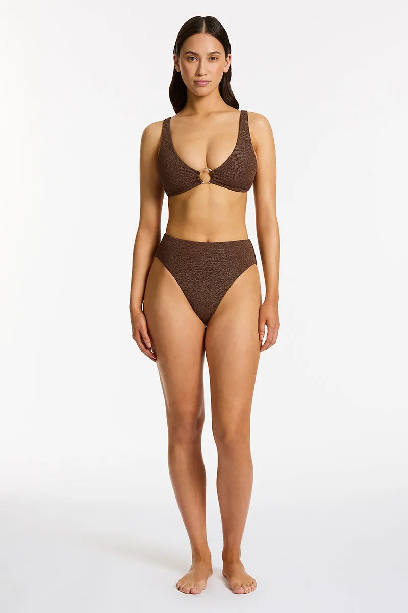 Tirari Nights Tri Bikini Set Chocolate
