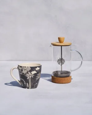 Toddy French Press with Mug clothes drying rack, folding drying rack
